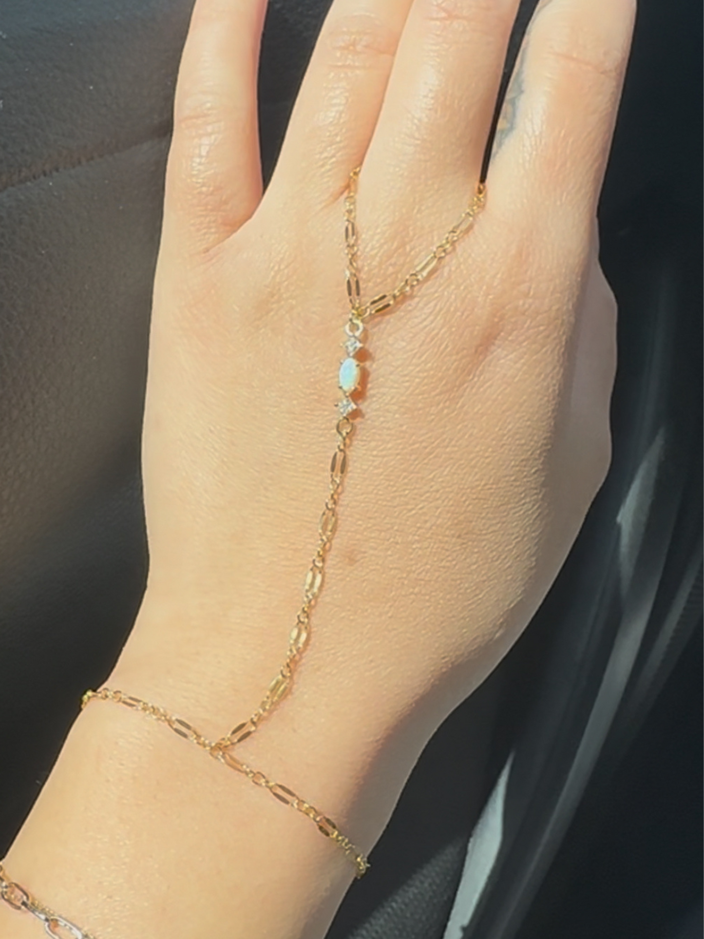 Opal Hand Chain