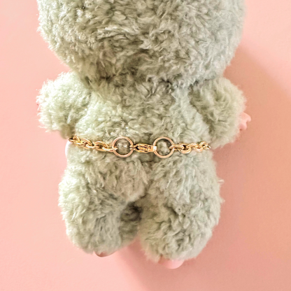 Labubu 18K Gold Belt (multiple colors)